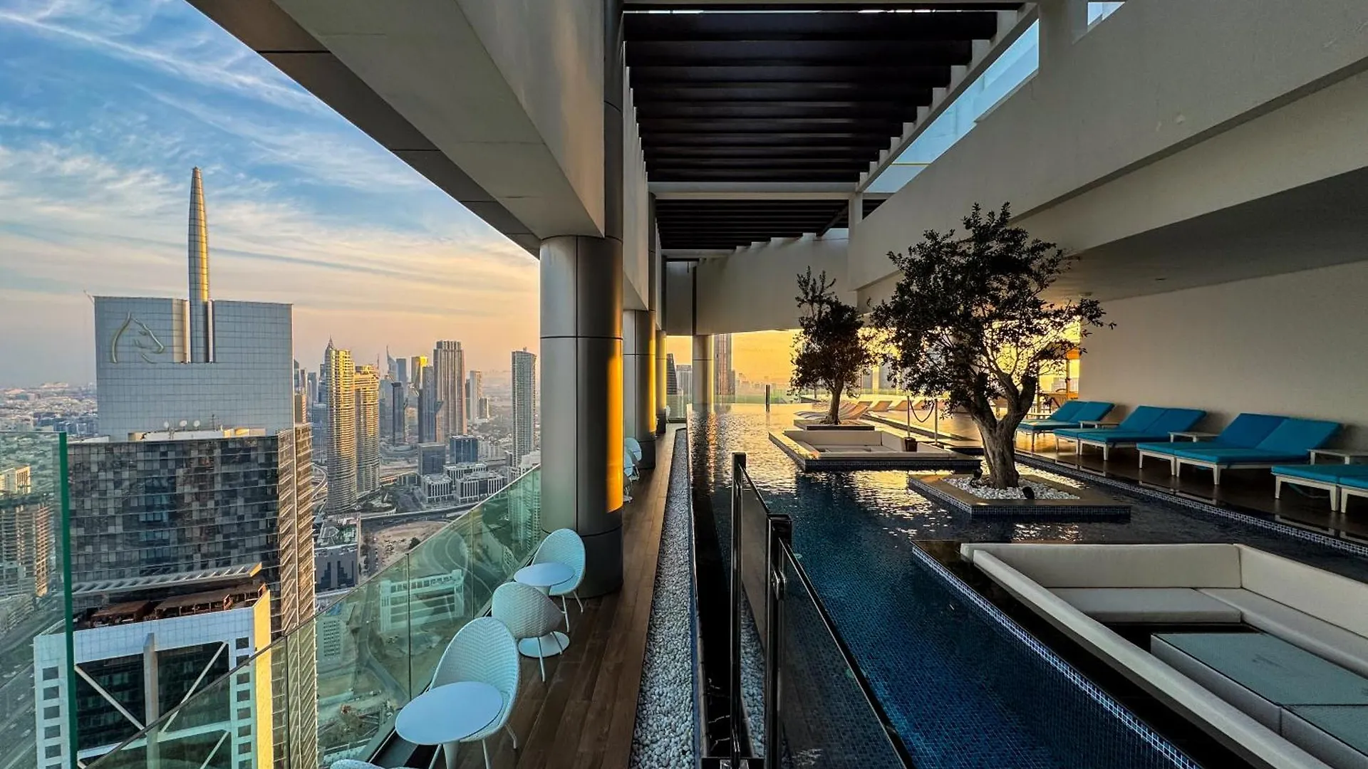 Hausreserv At Paramount Midtown Hotel - Infinity Pool With Burj Khalifa View - Luxury Apartments Dubaj