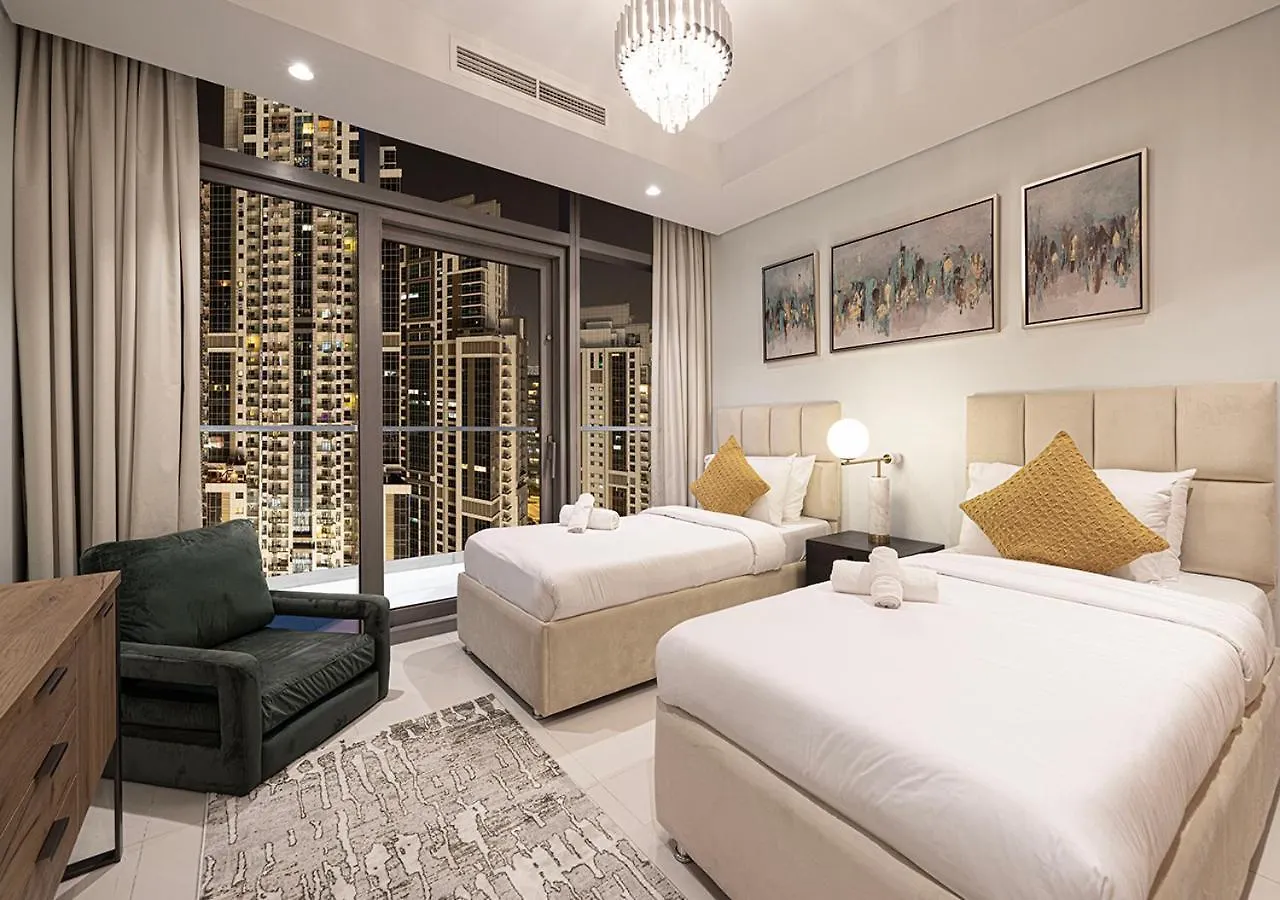 Hausreserv At Paramount Midtown Hotel - Infinity Pool With Burj Khalifa View - Luxury Apartments Dubaj
