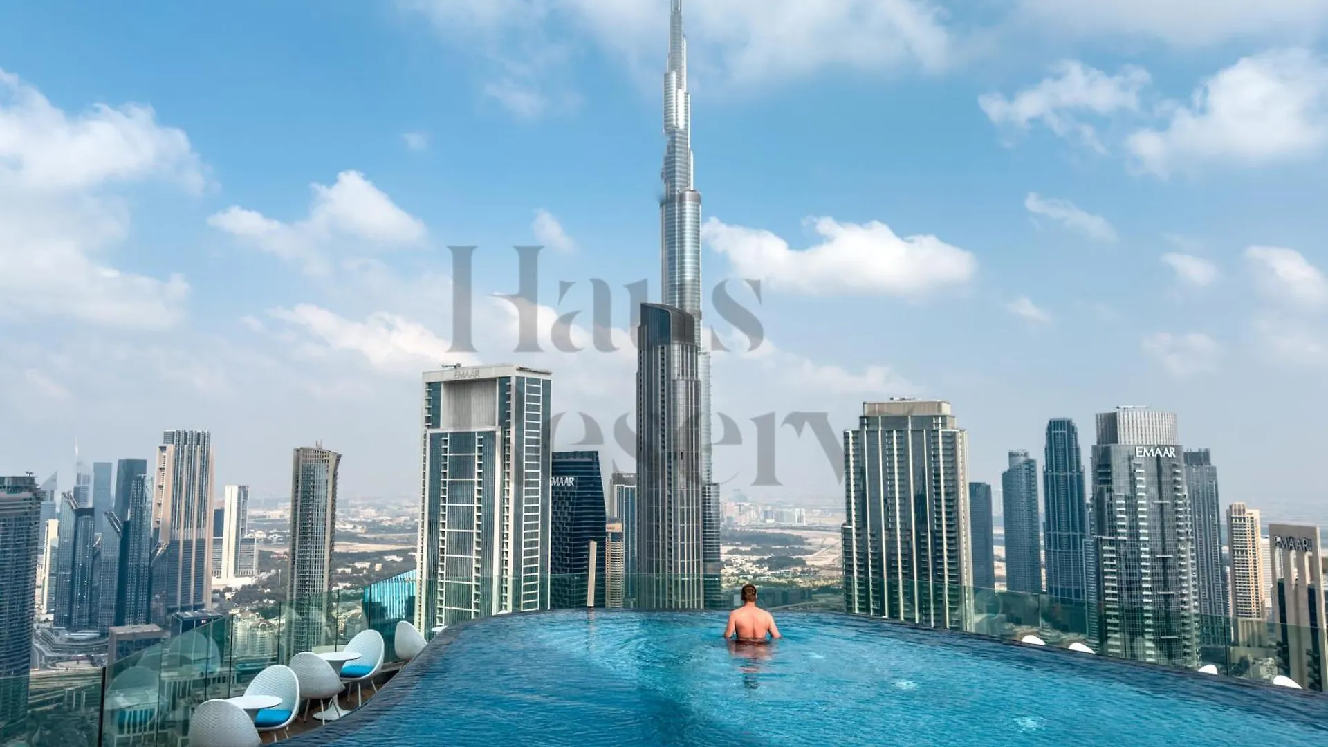 Hausreserv At Paramount Midtown Hotel - Infinity Pool With Burj Khalifa View - Luxury Apartments Dubai