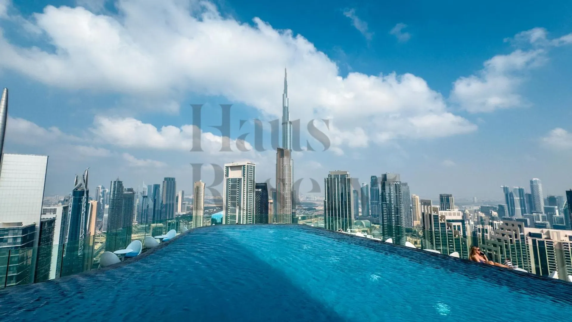 Hausreserv At Paramount Midtown Hotel - Infinity Pool With Burj Khalifa View - Luxury Apartments Dubai