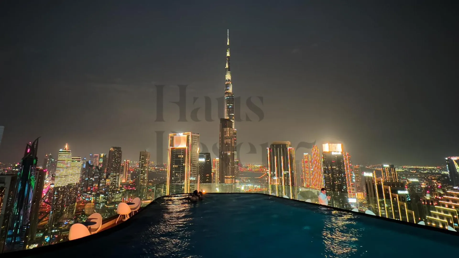 Hausreserv At Paramount Midtown Hotel - Infinity Pool With Burj Khalifa View - Luxury Apartments Dubai