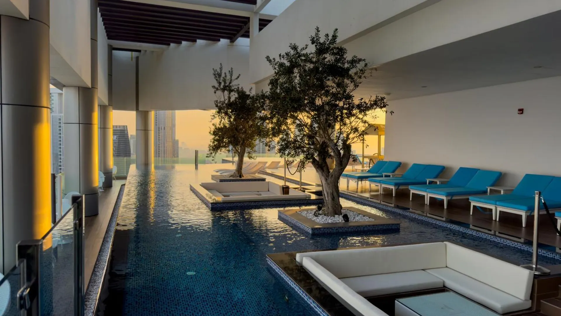 Hausreserv At Paramount Midtown Hotel - Infinity Pool With Burj Khalifa View - Luxury Apartments Dubai United Arab Emirates