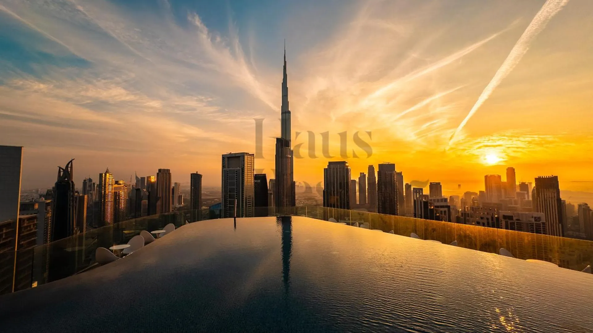 Hausreserv At Paramount Midtown Hotel - Infinity Pool With Burj Khalifa View - Luxury Apartments Dubai