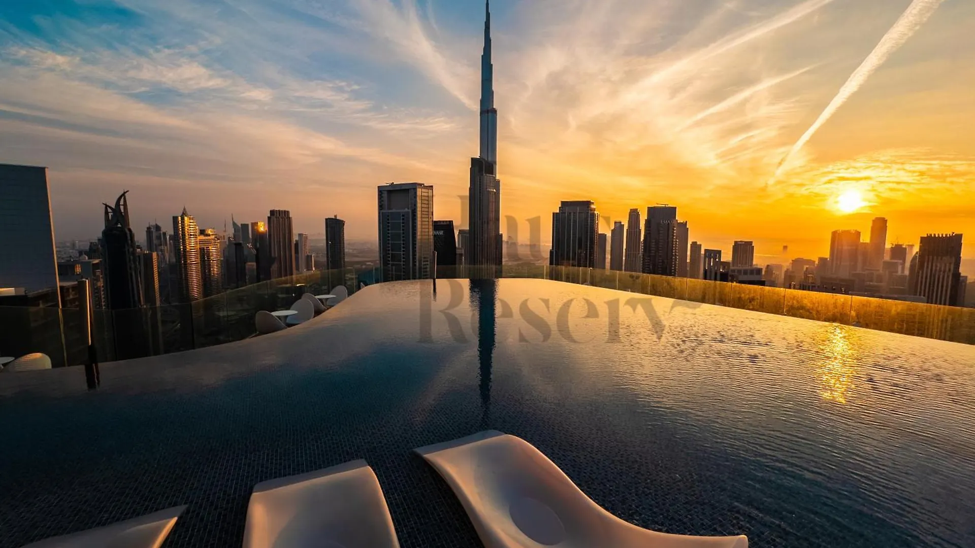 Hausreserv At Paramount Midtown Hotel - Infinity Pool With Burj Khalifa View - Luxury Apartments Dubai
